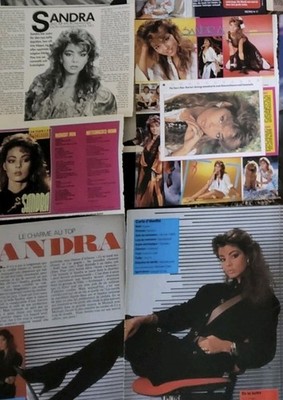 SANDRA LAUER CRETU CLIPPINGS POSTER 80s 90s MARIA MAGDALENA SECRET LAND MIRRORS