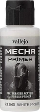 Vallejo White Primer (60ml Bottle) - Hobby and Model Acrylic Paint - #73640