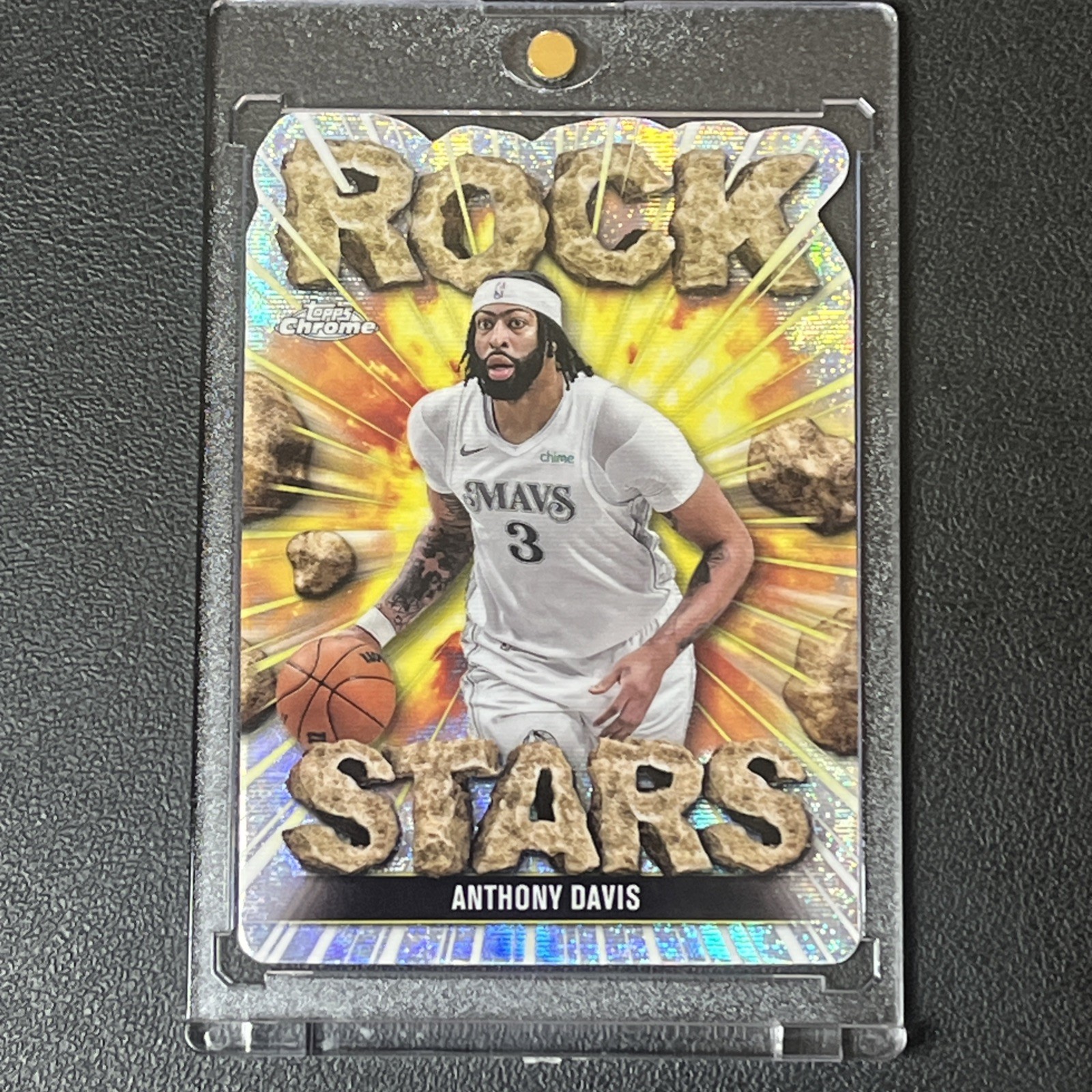Anthony Davis 2025-26 Topps Chrome ROCK STARS Case Hit SSP  Mavericks