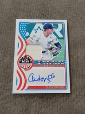 2025 Panini Stars Stripes - 16u/17u USA Team Signatures Material Cason Fletcher 
