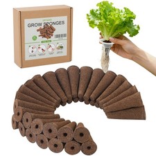 50 Pack Hydroponic Grow Sponges Seed Pods Replacement, Growing System Plant f... 0.23 per gallon
