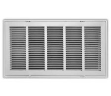 Everbilt 24 in. x 12 in. Steel Return Air Filter Grille in White