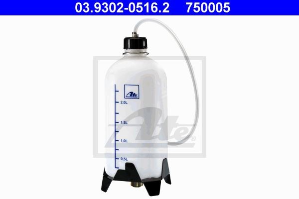 Réservoir de liquide de frein transparent avec niveau visible pour circuit hydraulique