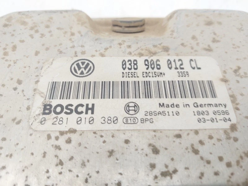 038906012CL centralina motore per SKODA OCTAVIA I 1.9 TDI 2005 8292505 - Immagine 2 di 4