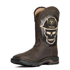 Ariat Men's Workhog Xt Venttek Bold Soft Toe Boots Iron Coffee/roughneck
