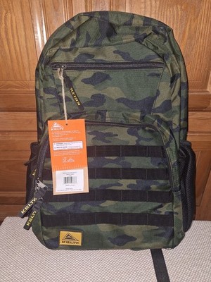 Kelty Expedition Green / BlackCamouflage Hiking Camping Backpack New With Tags.