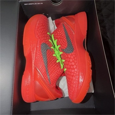 Nike Kobe 6 Protro Low Reverse Grinch Men's Basketball Shoes FV4921-600