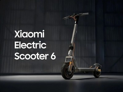 Xiaomi Electric Scooter 6 E-Scooter max. 20 km/h 120kg Tragfähigkeit 