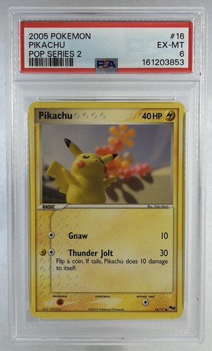 Pikachu graded PSA 6 for sale on eBay