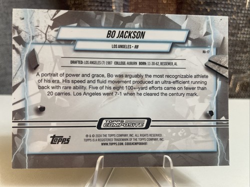 2023 Topps Composite - Resurgence Grounded #RG-17 Bo Jackson - Picture 2 of 2