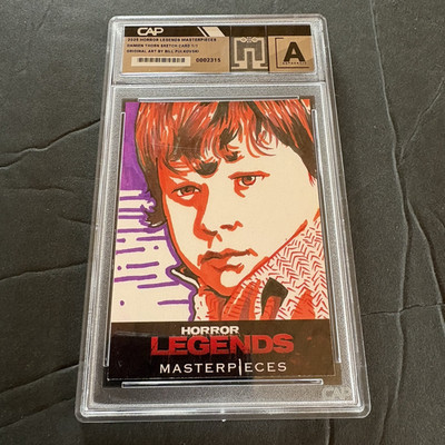 2025 Horror Legends Masterpieces  Damien Thorn 1/1 Sketch Card Bill Pulkovski