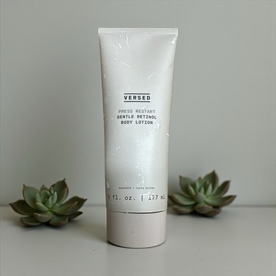 Versed Press Restart Gentle Retinol Body Lotion Squalane Cocoa Butter 6oz SEALED