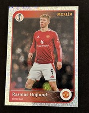 Topps Rasmus Højlund Manchester United Merlin Mini-Diamond #82 Soccer Card