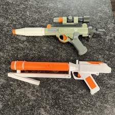 Lot Of (2) Star Wars Nerf Rebel Trooper Blasters Dart Gun Cosplay Halloween