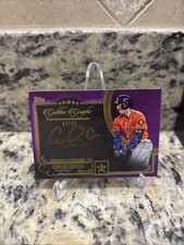 2016 Topps Five Star Carlos Correa golden Graphs On Card Auto /25