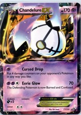 Holo Chandelure EX 77/113 | Legendary Treasures on eBay