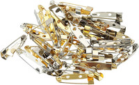 50 StüCk Anstecknadeln, 25Mm Sicherheitsnadeln Broschennadeln Pins Namensschild