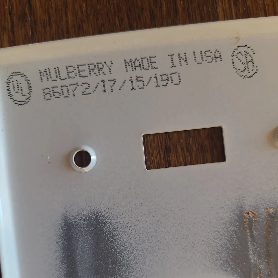 Placa de cubierta de interruptor de luz doble morera rosas flores rosa verde palanca metal EE. UU. Foto 4 de 4