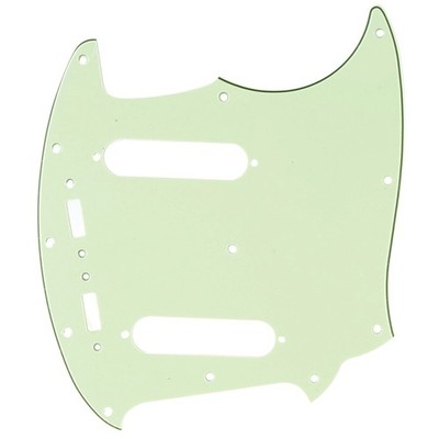 Musiclily Pro 3Ply Mint Green 12 Hole Guitar Pickguard For Fender USA Mustang
