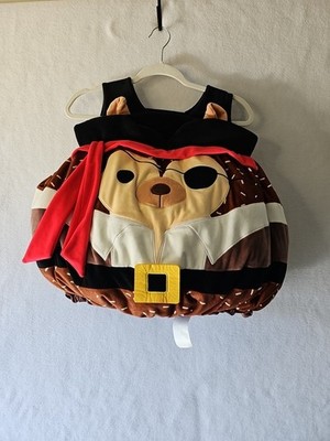 Squishmallow Hans Pirate Hedgehog Costume Kids size Small 6+