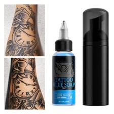 Inked Tattoo  Piercing Aftercare Foam Cleanser - Quality Wash Soap Cleanser Kit