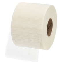 6 Inch x 328 Feet Fiberglass Adhesive Drywall Repair Mesh Tape 12 Mesh White