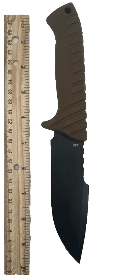 Camillus Titanium Fixed Blade Knife with Sheath - Image 3 of 4