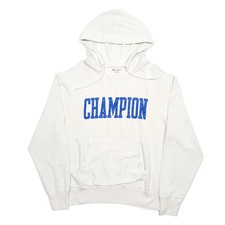 Champion Spellout Hoodie Cotton Sweatshirt Jumper M