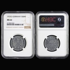 1923G GERMANY 500M NGC MS 62
