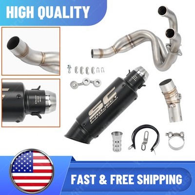 For Kawasaki Ninja 650 Z650 2012-2024 Full System Exhaust Tips
