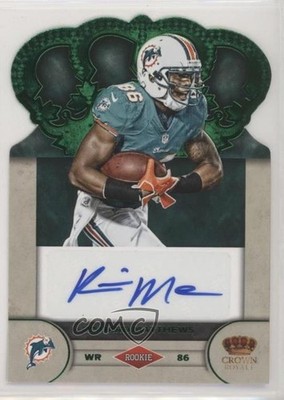 2012 Crown Royale Rookie Signatures Green 40/49 Rishard Matthews #80 Auto RC 0l2