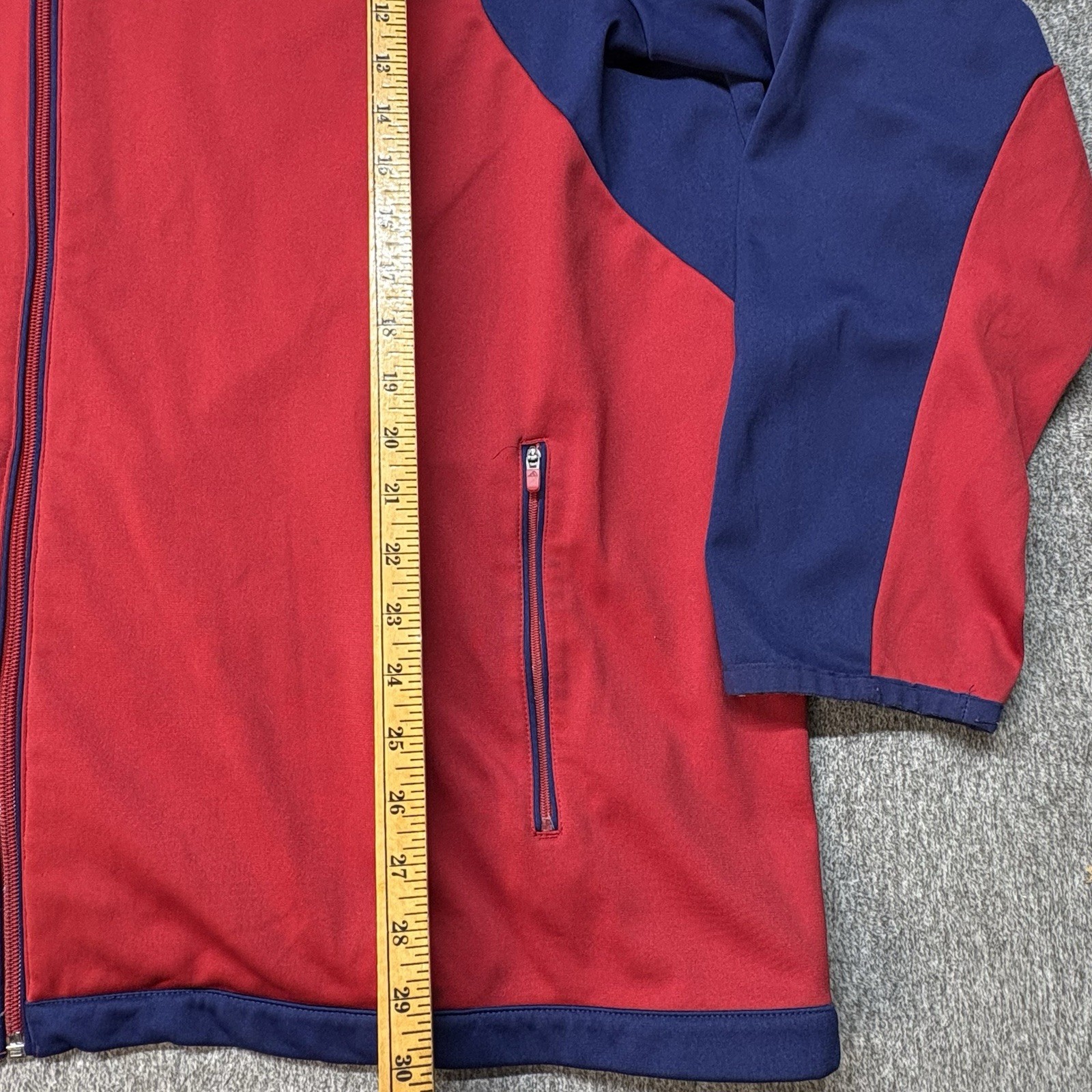 Adidas Xango Real Salt Lake Logo Mens 2XL Track Jacket Hoodie 2011 Zip MLS RSL view 6