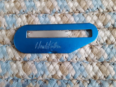 Vtg HANDI-KUTTER BOX CUTTER (Blue) (MINT) Knife Razor Blade Butler Wisconsin USA