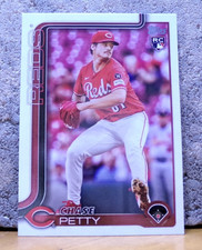 BASEBALL CARD COOL PICTURE TOPPS ROOKIE CHASER CINCINNATI REDS CHASE PETTY. rookie card picture