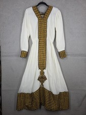 Ethiopian Eritrean Traditional Dress Habesha Kemis Size Medium 
