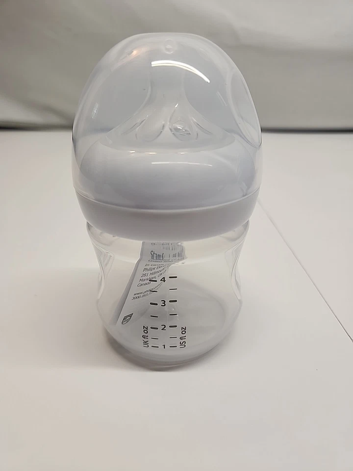Детские бутылочки Philips AVENT натуральные с естественной реакцией соски прозрачные 4 унц 3 упаковки - Изображение 3 из 4