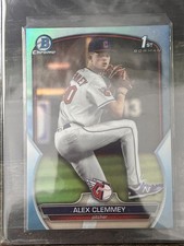 2023 Bowman Draft - Chrome Alex Clemmey #BDC-79 Sky Blue Refractor (RC)