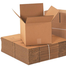 Shipping Boxes Small 12"L X 12"W X 12"H 25-Pack - Corrugated Cardboard Box for M