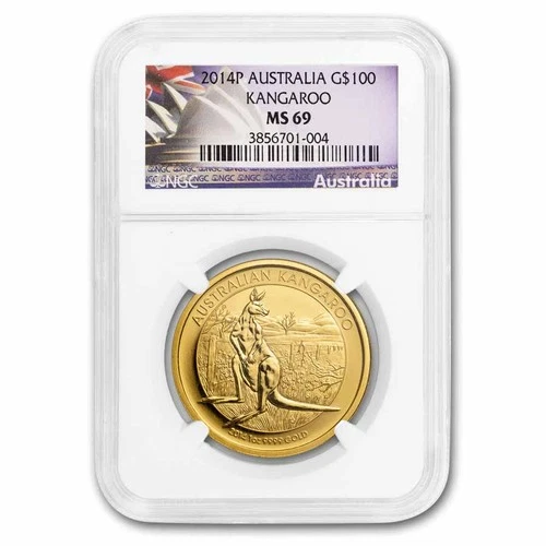 2014 Australian Gold Kangaroo 1 oz — photo from the most recent tracked eBay sale