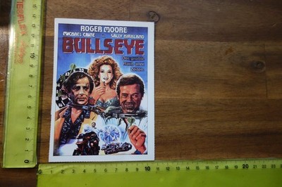 Alte Filmplakatkarte Kino Film BULLSEYE Roger Moore Michael Caine Sally Kirkland