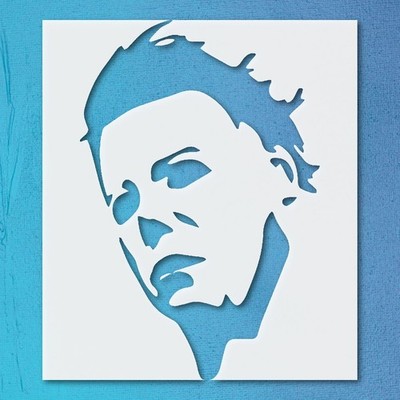 Character Silhouette Design Wall Art Reusable Plastic Stencil - StencilAir