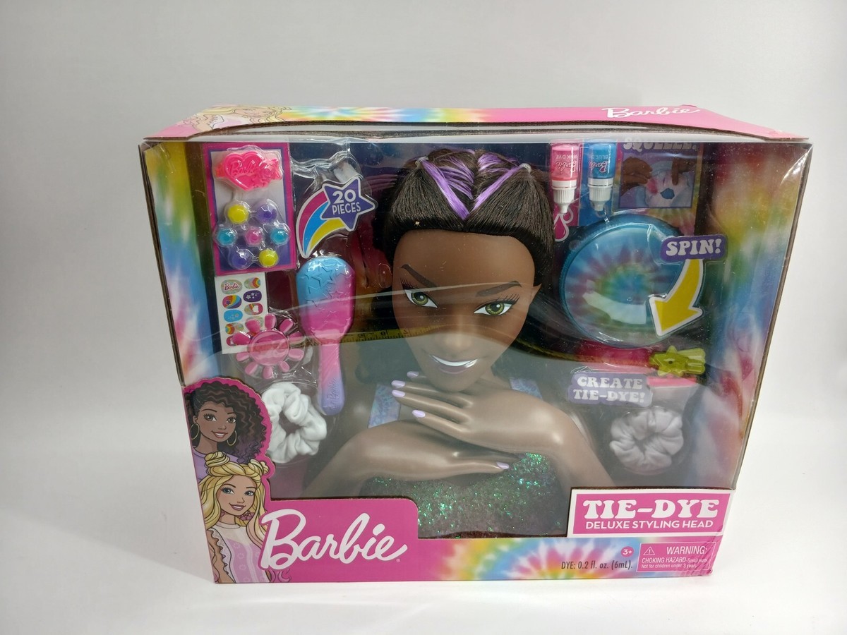 バービー スタイリングヘッド Barbie Deluxe Styling Head - Color Change Magic - Walmart.com