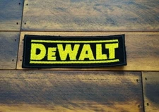 DeWalt Sale Patch Iron-On Tools Logo Applique Embroidered Patch DeWalt