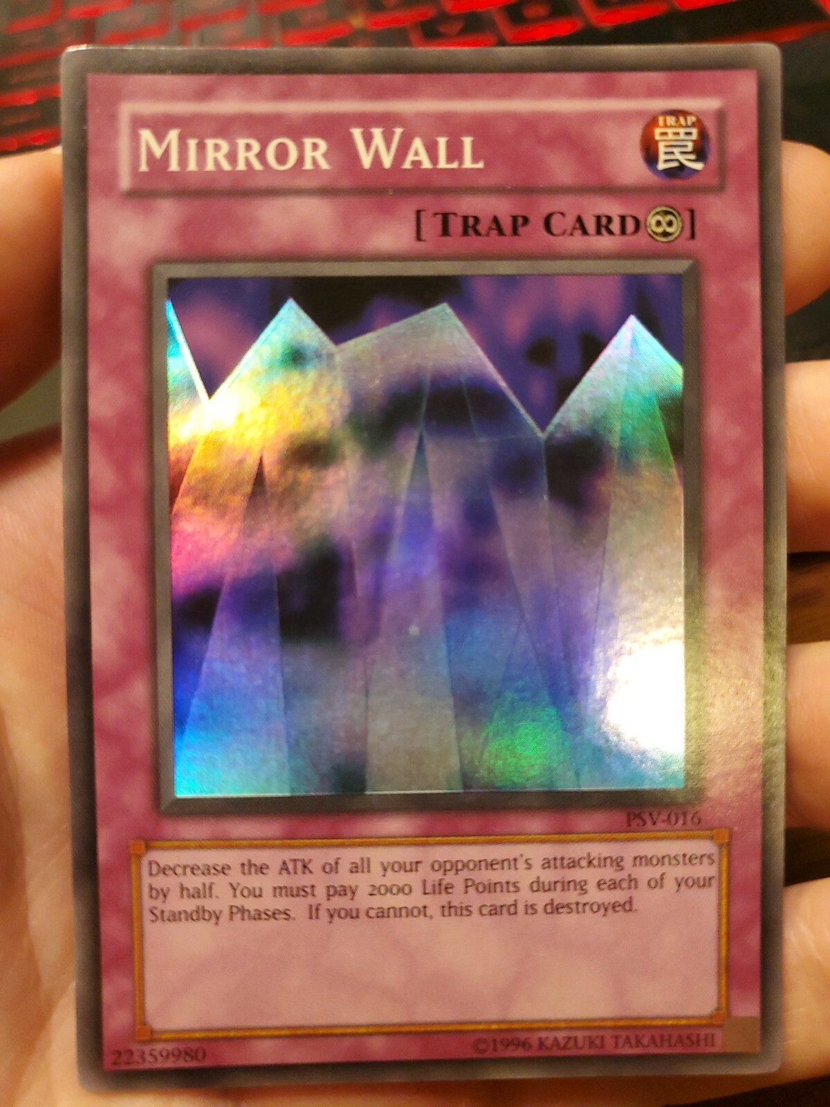 Yugioh Mirror Wall PSV-016 Super Rare Unlimited Edition Near Mint | eBay