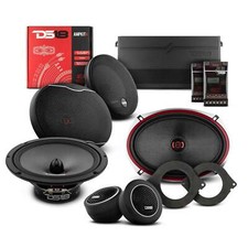 RAM 1500 2012-2021 DS18 Car Door Speakers Tweeters & Amplifier - Best Package