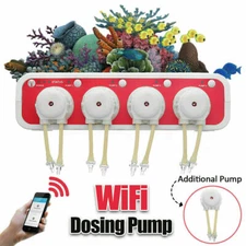 WiFi Auto Dosing Pump Automatic Doser for Marine Reef Aquarium Fish Tank 12V New
