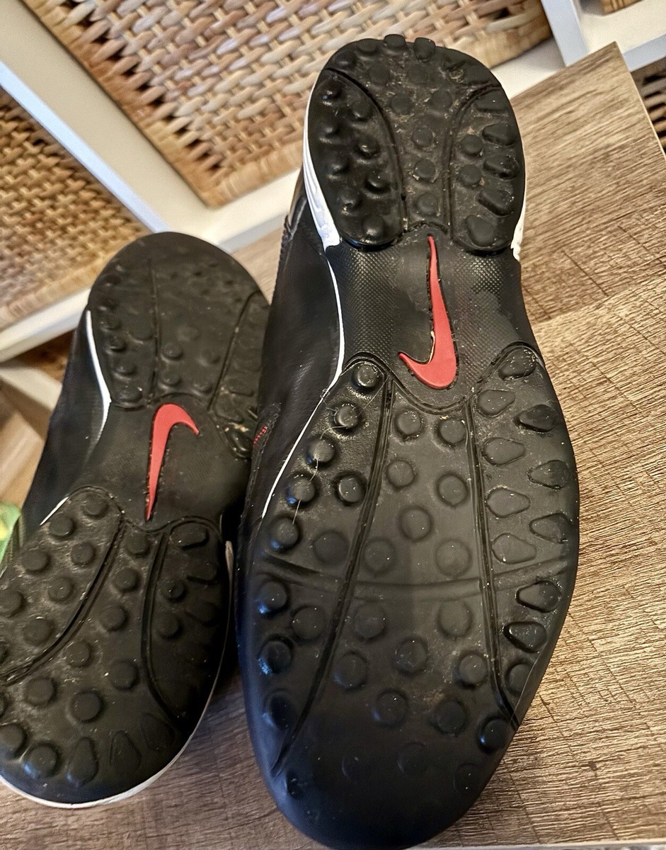 Nike Rare T90 Total Ninety Shoot 316249-001 Black/Red TF Soccer Cleats 11.5 Mens Nike 90 Soccer Cleats for Sale up to 90% Off: Poshmark main image 2