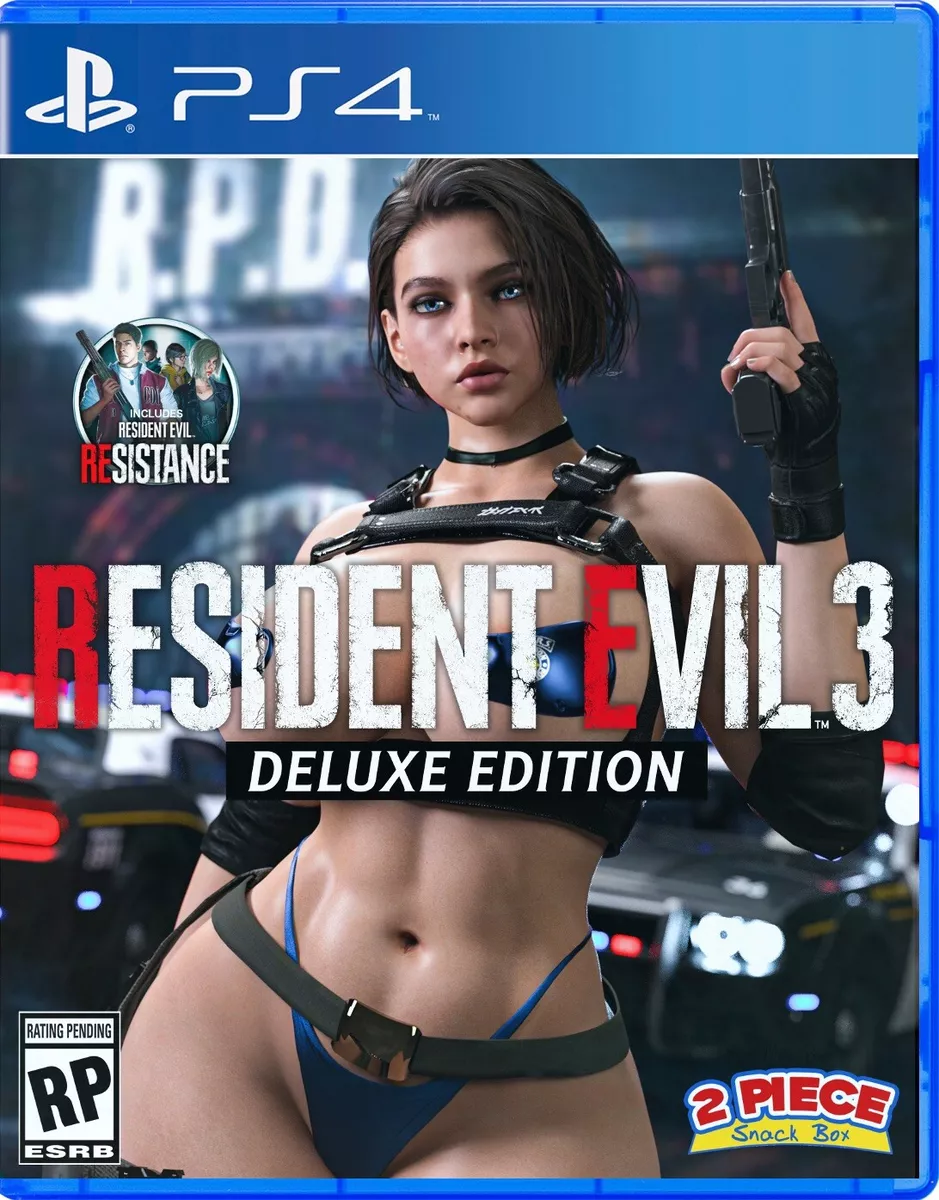 Resident Evil 3 Remake (PS4 Cover Art Only) | No Case | No Game Included