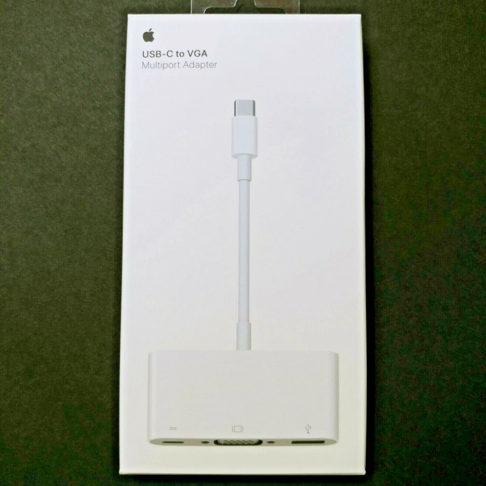 Apple USB-C to VGA Multiport Adapter for Macbook Air iPad iMac A1620 MJ1L2AM/A  - Image 2 of 3
