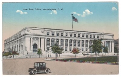 Washington D.C. New Post Office Vintage Postcard B.S. Reynolds Co. c.1910